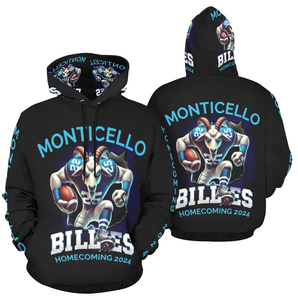 MHS Homecoming 2024 All Over Print Hoodie for Men