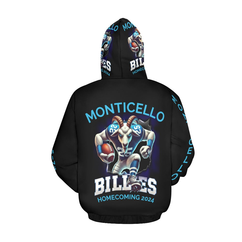 MHS Homecoming 2024 All Over Print Hoodie for Men