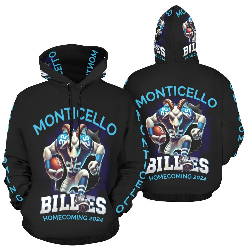 MHS Homecoming 2024 All Over Print Hoodie for Women